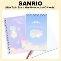 ราคา [SANRIO] Little Twin Stars Mini Notebook (80แผ่น) Top / SideBound (43265036642)