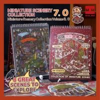 ราคา Spooky Town 7.0 3D Miniature ฉากสติกเกอร์หนังสือ Creatively Layered, Playfully Spooky DIY สติกเกอร์สําหรับวารสารสมุดภาพ (51603488946)