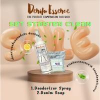 ราคา Set Starter Clean Denim Essence ครบชุดการดูแล สเปรย์ดับกลิ่น สบู่แช่และซัก เหมาะสำหรับสายปั้นเฟดยีนส์ สเปรย์เฟดยีนส์ (26160655293)