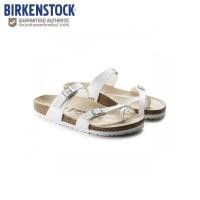 ราคา BIRKENSTOCK Mayari BF White Woman（ของแท้ 100%） (57904975514)