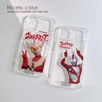 ราคา ตลก Handssors น่ารัก Ultraman โปร่งใส Soft TPU เคสโทรศัพท์สําหรับ iPhone 13 12 11 Pro Max X Xr Xs Max 7 8 Plus กันชนปกหลังปลอก (26840627759)