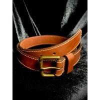 ราคา Polo RL - NOS - Brown Leather with Solid Buckle Belt เข็มขัดหนังโปโลหัวทองเหลือง หนังสีน้ำตาล ของใหม่เก่าเก็บ (27937723245)
