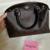 ราคา Coach f58312 brown / black (854027627)