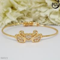 ราคา PGX Xuping สร้อยข้อมือกําไลข้อมือยืดหยุ่นชุบทอง - BR023 (29037909520)