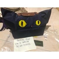 ราคา Longchamp Le Pliage Miaou Bag size Mหูสั้น(used) (1304942371)