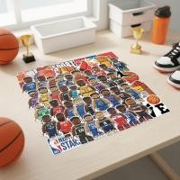 ราคา แพ็คสติ๊กเกอร์ลาย涂鸦 NBA 50 ชิ้น กันน้ํา ใช้ติดแล็ปท็อป หมวกกันน๊อค และแก้วน้ํา (45606122521)