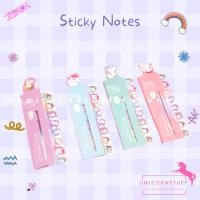 ราคา Sticky Notes Unicorn Note School Bookmark ตัวละครน่ารัก Memo Pad Post It (24695695261)