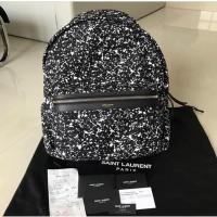 ราคา NEW! Saint Laurent Backpack Nylon Canvas ของแท้ 100% อุปกรณ์ครบ พร้อมใบเสร็จ (377377072)