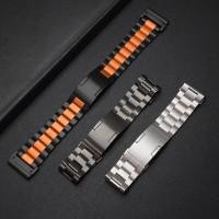 ราคา 26 มม.สแตนเลสสตีลสําหรับ Garmin Fenix 8 51 มม.Fenix 7X Pro 51 มม.Garmin Fenix 6X 7X Quick Fit สายโลหะสําหรับ Garmin Enduro 3 (48902545763)