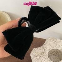 ราคา มูจิci กิ๊บติดผมโบว์กํามะหยี่พื้นฐานสําหรับผู้หญิง (28043683830)