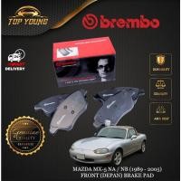 ราคา BREMBO MAZDA MX-5 NA / NB (1989 - 2005) ผ้าเบรคหน้า (DEPAN) (29643981834)