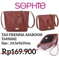 ราคา FRESSHA MAROON SOPHIE PARIS BAG SOPHIE PARIS SLING BAG (2946489874)