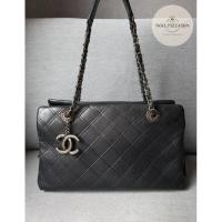 ราคา used chanel timeless tote calf skin RHW (5045648432)
