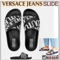 ราคา รองเท้าแตะ VERSACE JEANS pool slide ผู้ชาย ลายlogo พื้นยาง Rubber ป้ายแท็ก ของแท้ เช็คauthenticได้ size 42-44 (25276315205)