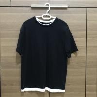 ราคา เสื้อยืดมือสอง แต่งหลอก2ชั้น PULL&BEAR Size XS (รอบอก 34) (12568264236)