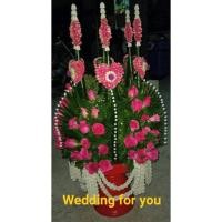 ราคา ทำพานบายศรี ขันหมากใบตองดอกไม้สด (1898250135)