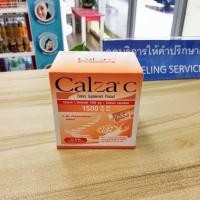 ราคา Calza c 1500 mg. calcium+vitamin C บำรุงกระดูกและฟัน บรรจุกล่องละ 30 ซอง และ 60 เม็ด แคลซ่าซี (21891625918)