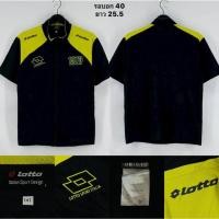 ราคา Lotto เสื้อกีฬาแขนสั้น เสื้อวอร์มสตรีทแฟชั่น มือสองญี่ปุ่น size M (40450553596)