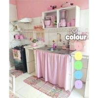ราคา พร้อมส่ง ผ้าม่านสไตล์ญี่ปุ่น ม่านเค้าท์เตอร์ครัว ม่านหน้าต่างประตู ผ้าtc สีพื้นพาสเทล หวานๆ (21757334713)