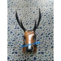 ราคา หัวกวางไม้สัก ขนาด 10 นิ้ว (7573454816)