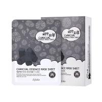 ราคา มาส์กหน้าสูตร ถ่านชาร์โคล Esfolio Pure Skin Charcoal Essence Mask Sheet 25 ml. (7632836643)