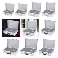 ราคา [คีโซโต11] กล่องใส่เครื่องมืออลูมิเนียมกระเป๋าเอกสารอลูมิเนียมพร้อมตัวล็อคอลูมิเนียมอเนกประสงค์ (28370389445)