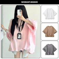 ราคา เสื้อพองทรงบานแขนยาวแขนพองผ้าคอตตอนใส่สบาย สไตล์ เสื้อยืดคอกลม แขนพอง ออกงาน (49302204277)