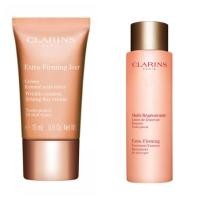ราคา Sale‼️ ชุดจับคู่ Clarins - Extra-firming treatment essence 50 ml จับคู่กับ extra-firming day cream 15 ml มีของแถม‼️ (4916360119)