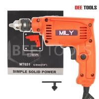 ราคา MILY สว่าน สว่านมือ สว่านไฟฟ้า สว่านไขควง 2หุน รุ่น MT-651 เจาะไม้ เหล็ก กระเบื้องได้ ปรับหมุนซ้าย-ขวาได้ราคาถูก ราคาโปร (11840382184)