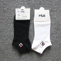 ราคา ถุงเท้าข้อสั้น Fila ฟิลา ทำจากผ้าฝ้าย สวมใส่ง่ายสำหรับทั้งชายและหญิง (2687478775)