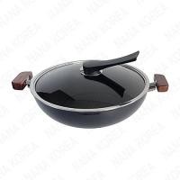 ราคา Happycall Titanium กระทะนอนสติ๊ก IH Induction Crocodile Chef Pan & Pot 32ซม (56952602552)