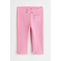 ราคา H&M(เอชแอนด์เอ็ม) กางเกงเลกกิ้งผ้ายืดถักลายวาฟเฟิล เด็กผู้หญิง 1099477_1 (55905420467)
