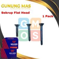 ราคา WILSON สกรูหัวแบน Sds 19mm, 25mm, 32mm // สกรู Conwood // สกรูหัวแบน // สกรูเจาะ - 1 กล่อง (53806176765)