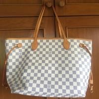ราคา LV neverfull damier azur size mm งานเปิดตู้ญี่ปุ่น (3819114141)