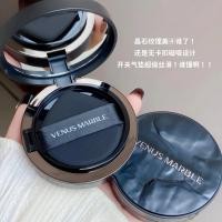 ราคา พัฟ พัพแต่งหน้า VENUS MARBLE Curtain vm Black Crystal Pink Crystal Flawless Cushion Concealer Oil Control Moisturizing Makeup Cushion Cream (55054455061)