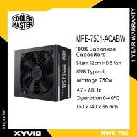 ราคา Cooler Master MWE 750 Bronze PSU Power Supply ( 750W, MPE-7501-ACABW-B ) (54754903528)