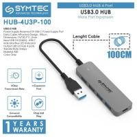 ราคา SYMTEC USB 3.0 Hub 4 ports with Type-c Power Port - HUB-4U3P (53604899376)