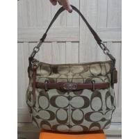 ราคา saleกระเป๋า Coach แท้ รุ่น Chelsea Signature Ashley Hobo ไซส์ 12 นิ้ว ผ้ารันนิดหน่อย ขายเท 490 บาทค่ะ (25977041184)