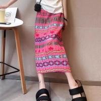 ราคา กระโปรงพลีต Issey Miyake ฤดูร้อน ขนาดใหญ่ ดีไซน์พิมพ์ใหม่ กระโปรงยาวเพรียวบาง กระโปรงพลีตเอวสูงที่หรูหรา (42300741884)