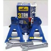 ราคา SMART ขาตั้งรถยนต์ 3 ตัน 4 ขา แบบฟันเฟือง JACK STAND 3 TON ขาตั้งรถยนต์ 3 ตัน (24284497264)