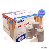 ราคา ผ้าพันบรรเทาอาการบวมLONGMED ELASTIC BANDAGE 4" MEDELAS 1 ม้วน (15860563914)