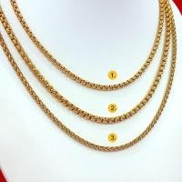 ราคา สร้อยคอสแตนเลสทองเคคละแบบ ยาว 23นิ้ว 24นิ้ว เสริมบารมี สร้อยคอทองเค สร้อยคอแฟชั่น สแตนเลสเกรดดี ไม่ลอกไม่ดำ ใส่อาบน้ำได้ (13657830886)