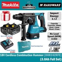 ราคา MAKITA ค้อนรวมไร้สาย 18V 24mm (15/16") DHR242RTE / DHR242RFE / DHR242Z (50202504722)