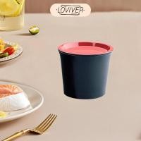 ราคา LOVIVER ถ้วยอาหารเช้าพร้อมฝาปิดถ้วยซุปแบบพกพาธัญพืชอาหารเย็นร้านอาหารแตกแก้วซุปพร้อมฝาปิดถ้วยนมถั่วเหลืองหนา (26532840626)