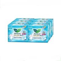ราคา ❄️Laurier ❄️Soft And Safe Slim Cool Sanitary Napkin ลอรีเอะ ซอฟท์แอนด์เซฟ สลิมคูล ผ้าอนามัย 22 ซม. 4 ชิ้น x 6 หมีขาว (25031972227)