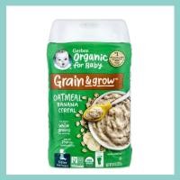 ราคา ✳️[แท้ 100%/พร้อมส่ง]✳️ Gerber Organic for Baby Grain & Grow, 2nd Foods Oatmeal Banana Cereal, 8 oz (227 g) ซีเรียลเด็ก (29636647461)