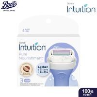 ราคา Schick Intuition Pure Nourishment Organic Cocoa Butter Refill ชิค ด้ามจับ ใบมีด โกน เดปิลส์ (19472908615)