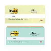 ราคา Post-it Notes 653-12AP Asst. 1.5x2"(Pack12) (22485608283)