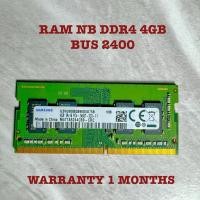 ราคา RAM Notebook DDR4 4GB แรมโน๊ตบุ๊ค มือสอง ราคาถูก รับประกัน1เดือน (25877165037)
