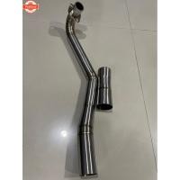 ราคา คอข้อต่อ 32-38 wave125 วาฬ และ wave125 Led กรวยานสุด 43 ใส่ปลายเดิม เลส 304 ผิวปัดด้าน (40362591759)